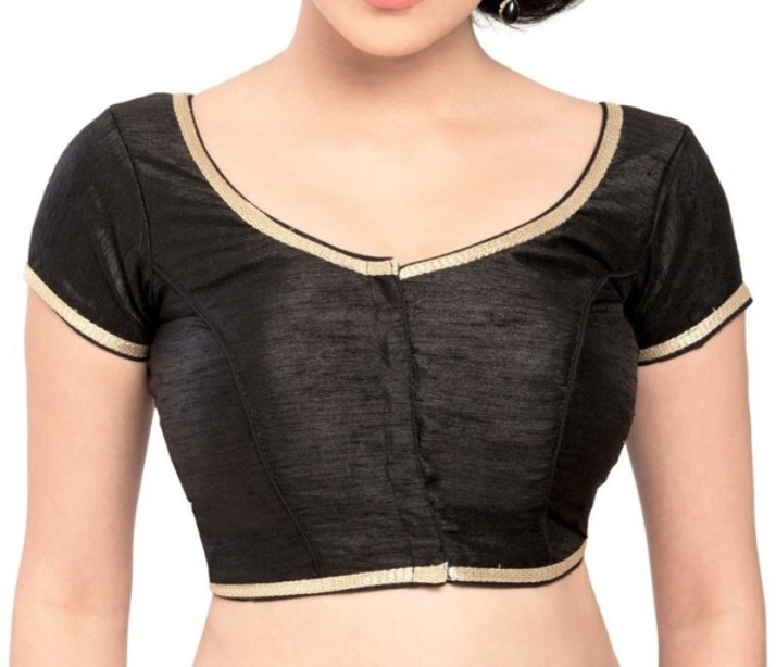 black halter neck blouse online