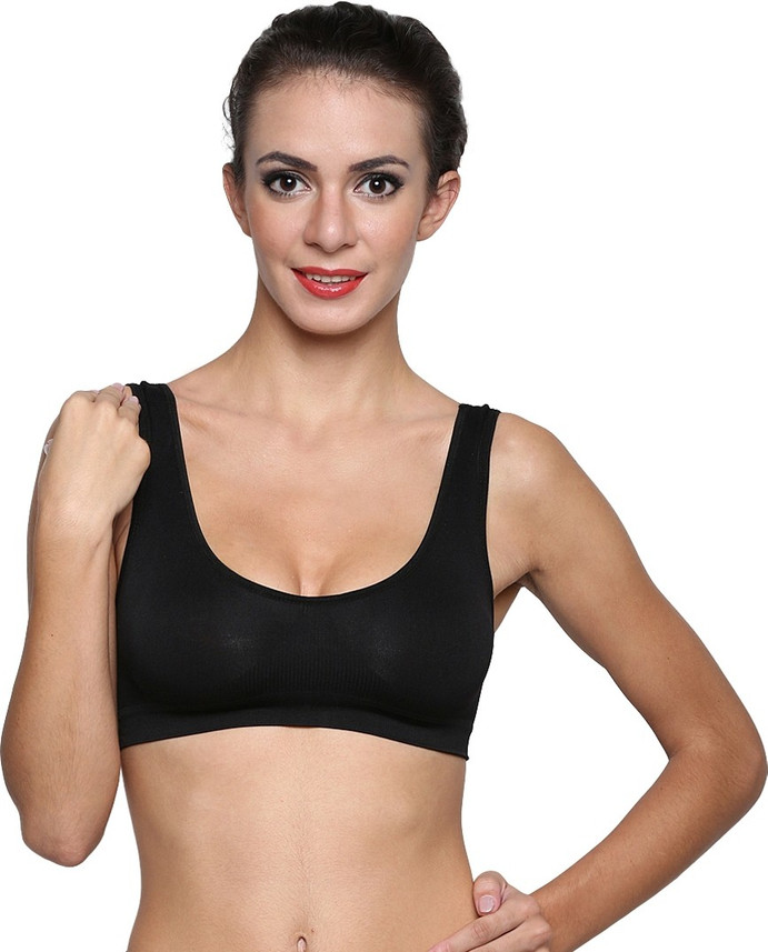 black girl sports bra