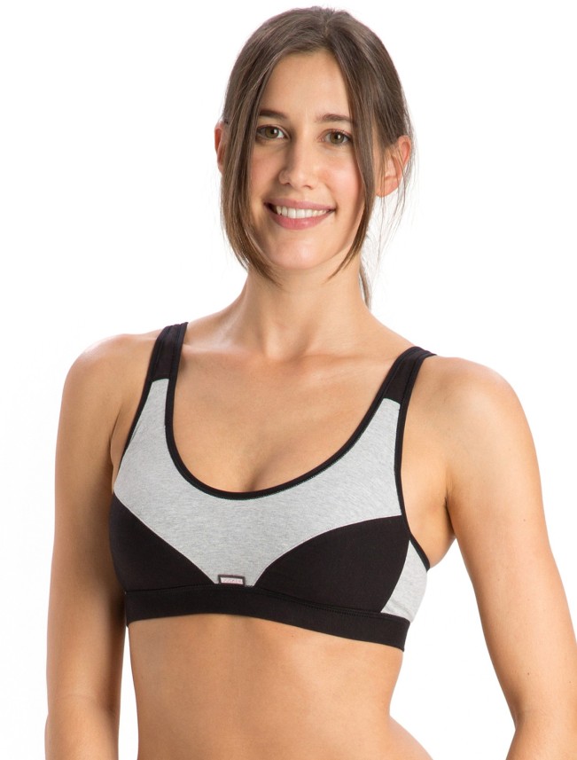 jockey women's cotton padded active bra