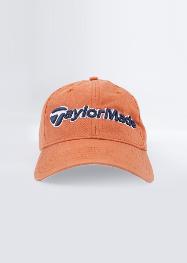 orange taylormade hat