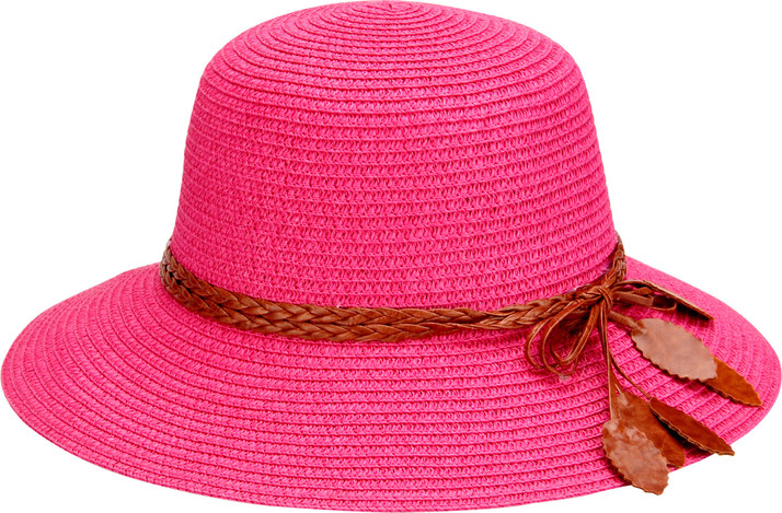pink beach hat