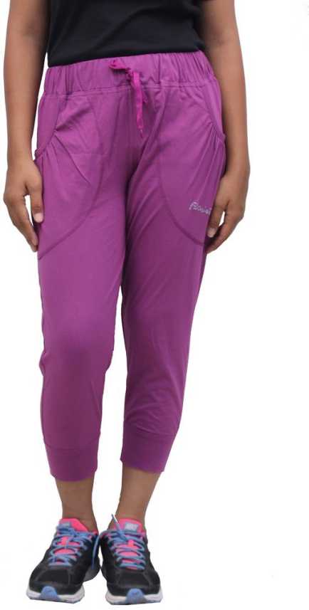 Romano Women Purple Comfort Cotton Capri 