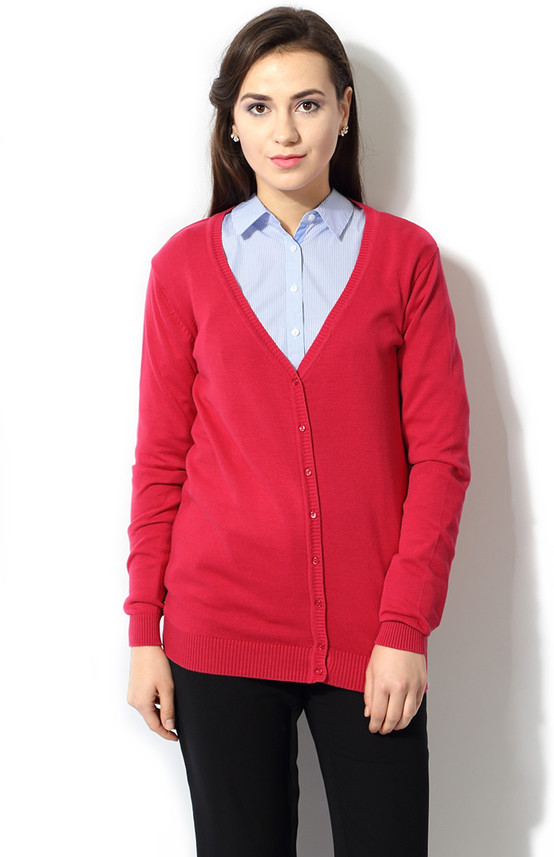 VAN HEUSEN Women Button Cardigan Price 