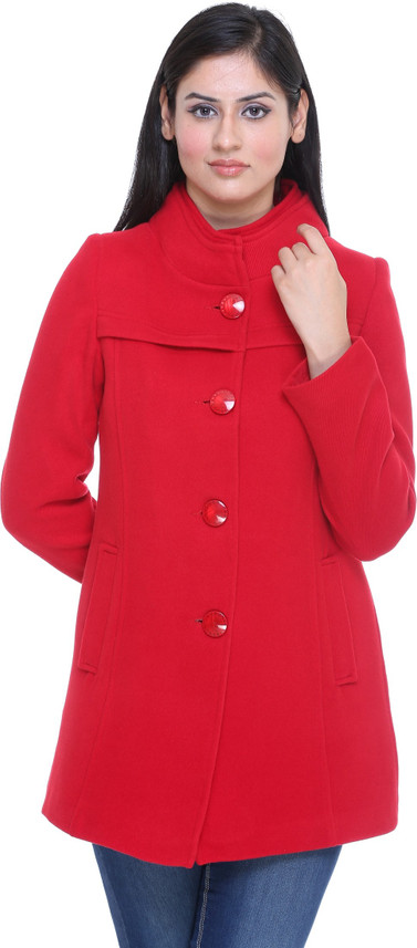 TRUFIT Tweed Coat - Buy Maroon TRUFIT 