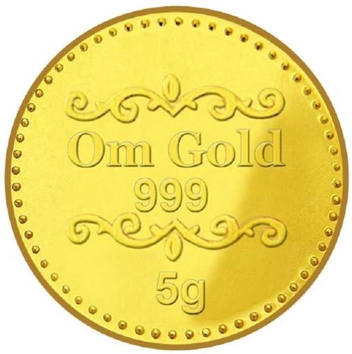 Om Gold 5 Gram 24 999 K G Coin Price In India Online At Best Prices Flipkart Gold Coin Price In India