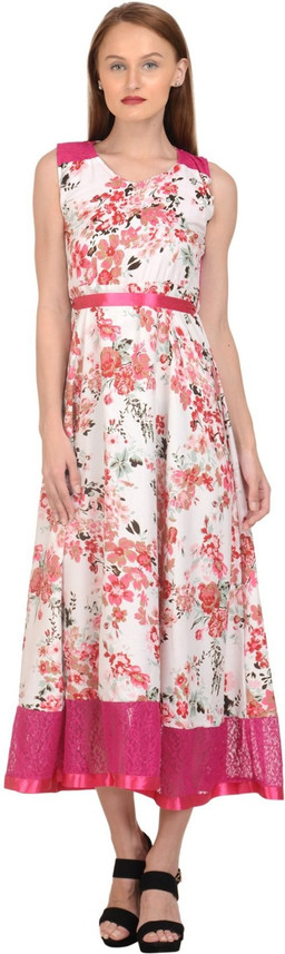 raabta peach cold shoulder long dress