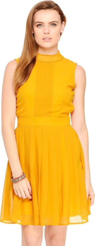 mustard yellow dress online