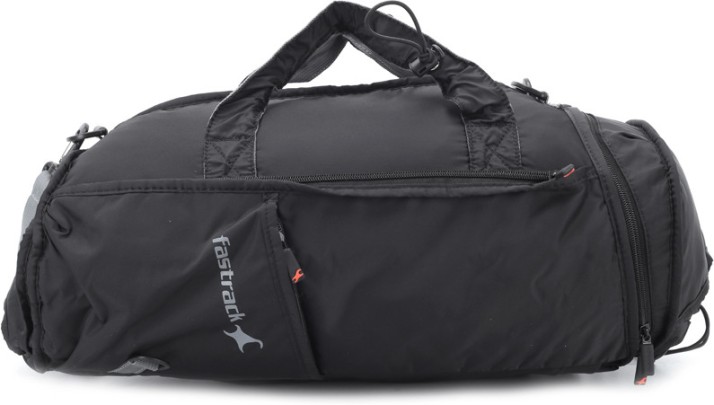 fastrack leather travel bag