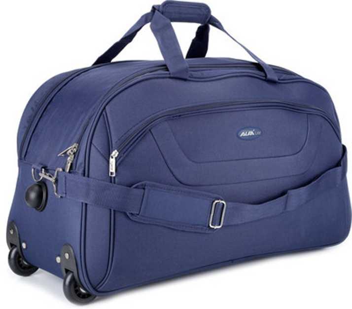 Alfa 24 Inch 60 Cm Cactus Regular Duffel With Wheels Strolley Blue Price In India Flipkart Com