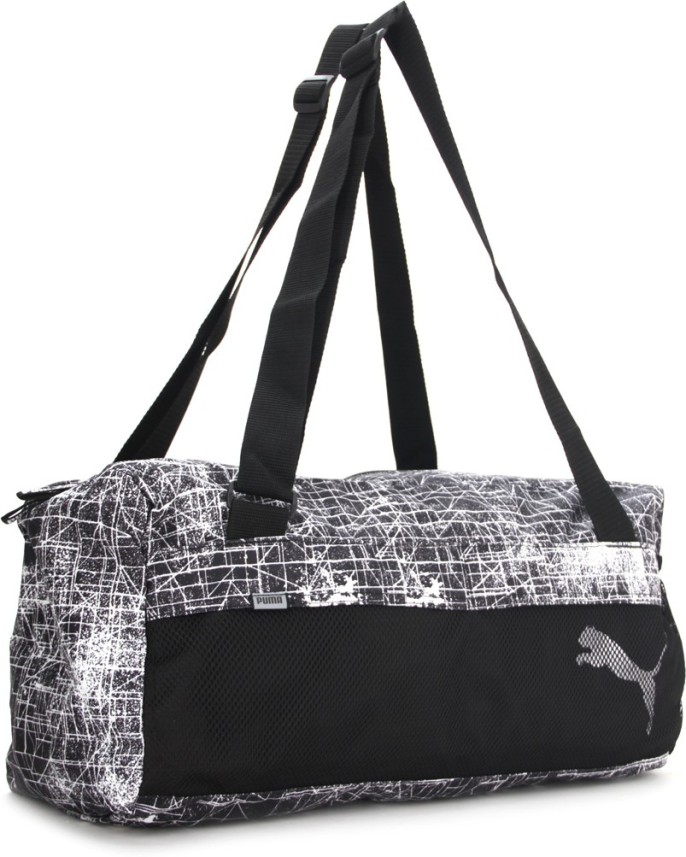 puma gym bag grey