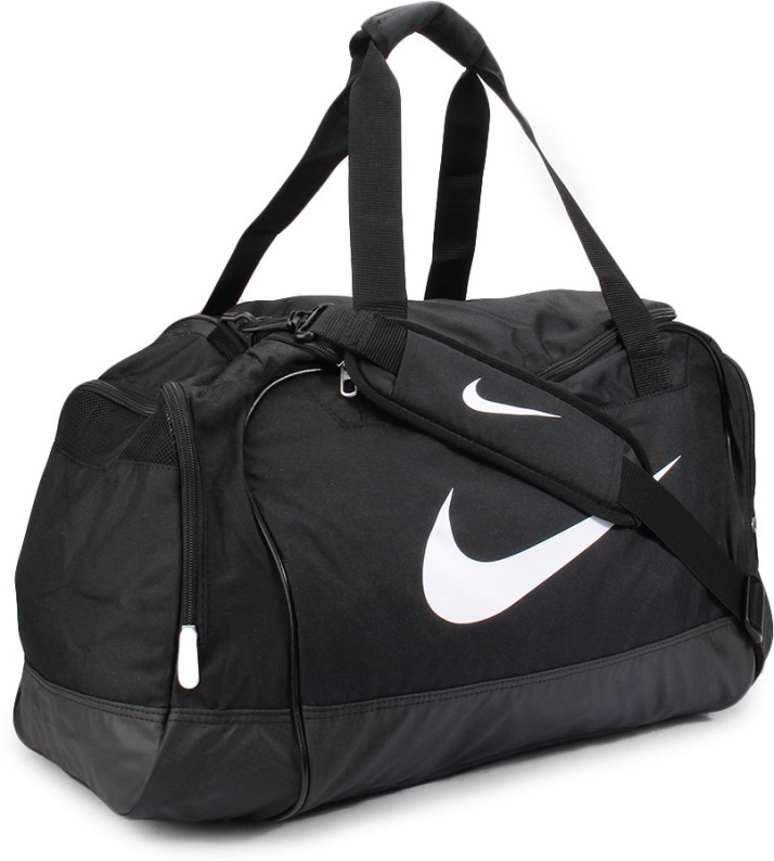 nike black gym duffel bags