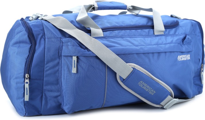 american tourister nylon 650 mm blue travel duffle