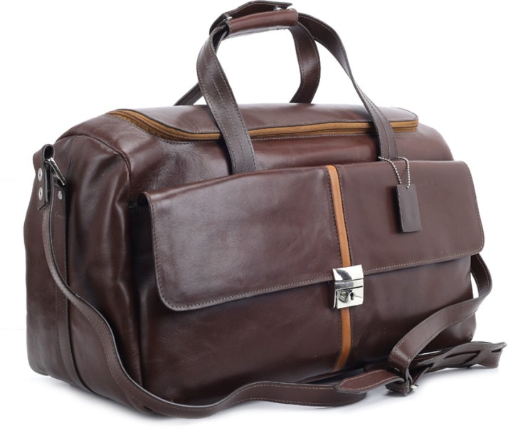 hidesign leather duffle bag