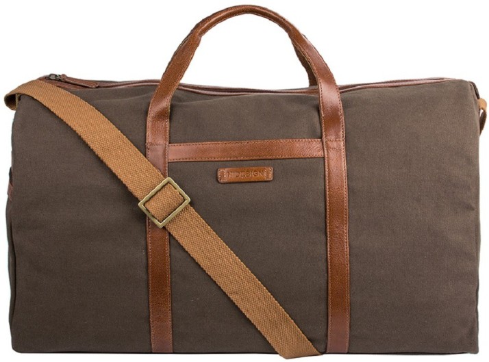 hidesign leather duffle bag