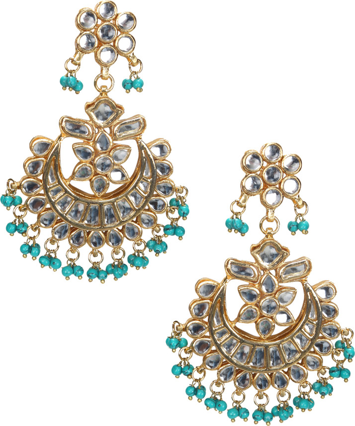 earrings with maang tikka flipkart