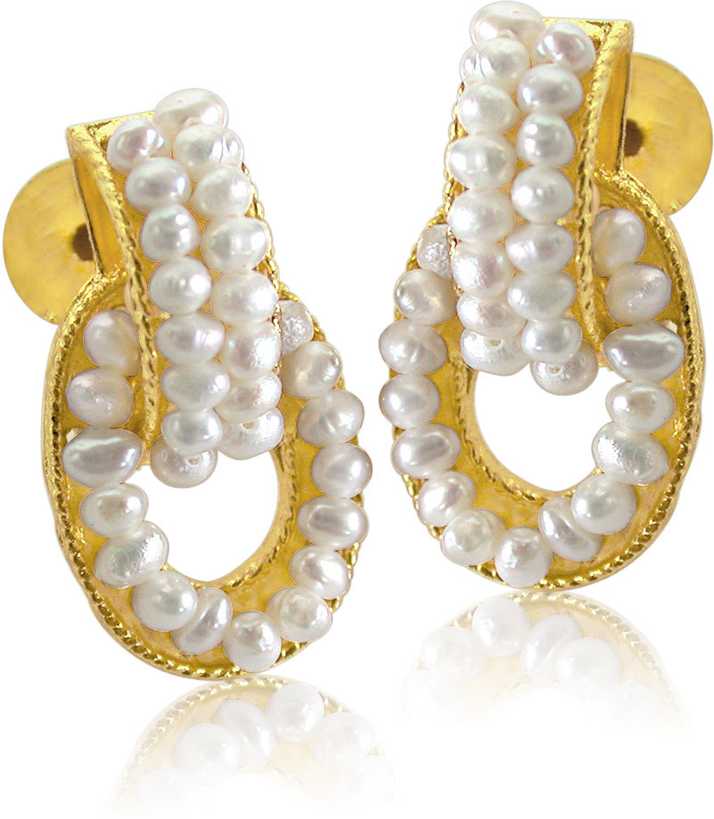 Flipkart Com Buy Surat Diamond Decorous Pearl Pearl Metal Stud