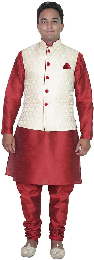 men kurta with jacket