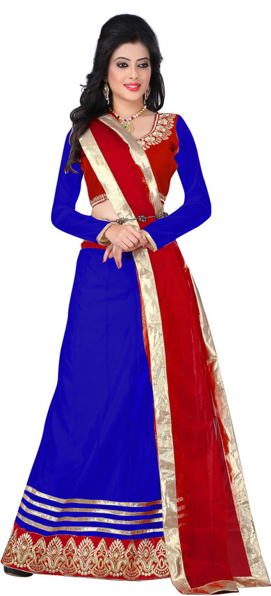 Jiya Self Design, Embroidered Semi