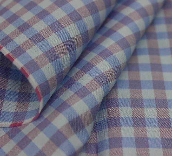 Arvind Cotton Blend Checkered Shirt 