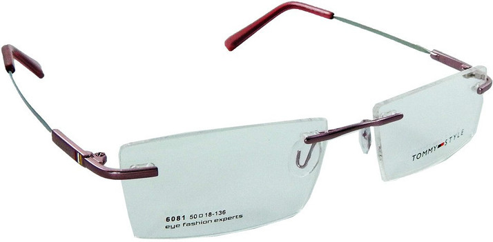 tommy rimless frames