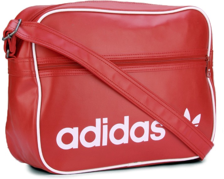 adidas red shoulder bag