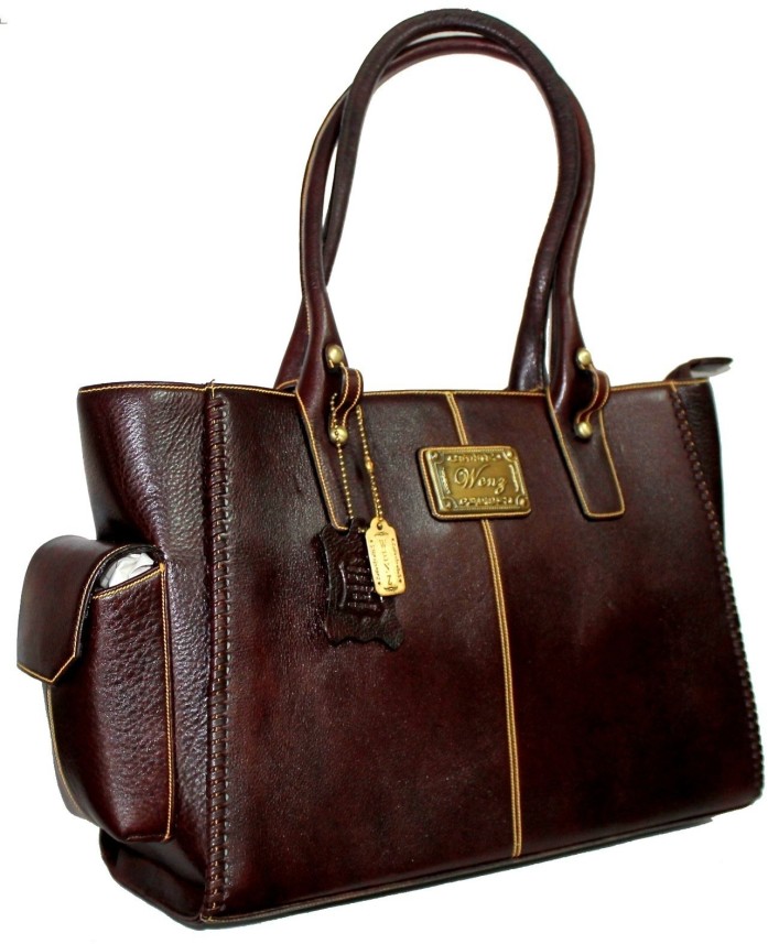 pure leather ladies handbags online