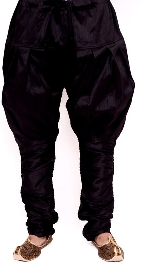 Laiba Creation Solid Raw Silk Men Harem 