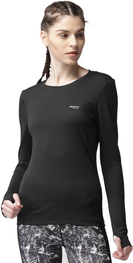 full sleeve t shirts for womens flipkart