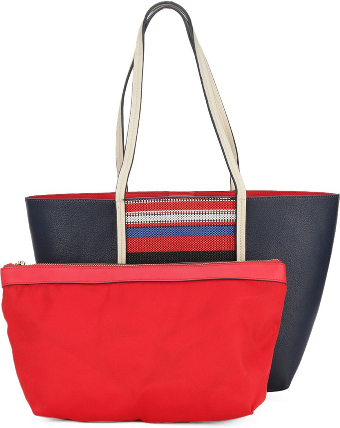 aldo blue and red bag