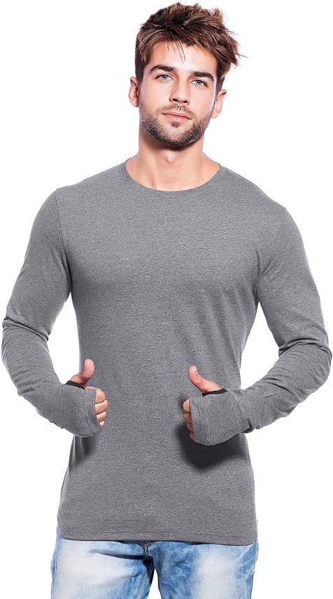 grey t shirt full sleeve