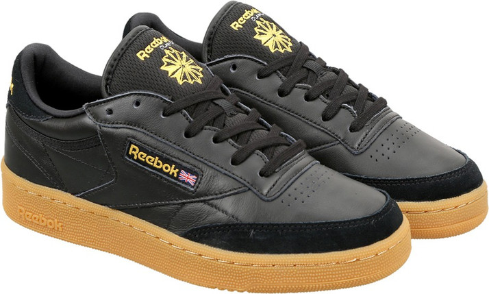reebok club c mens yellow