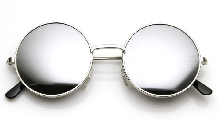 round silver glasses