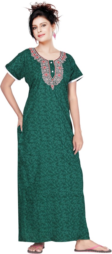 cotton nighty on flipkart