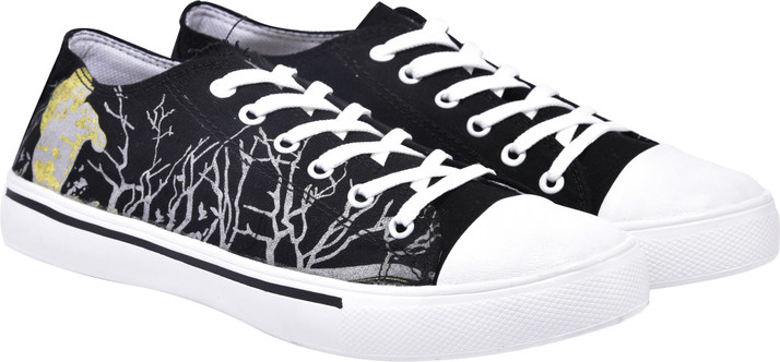 canvas shoes printed