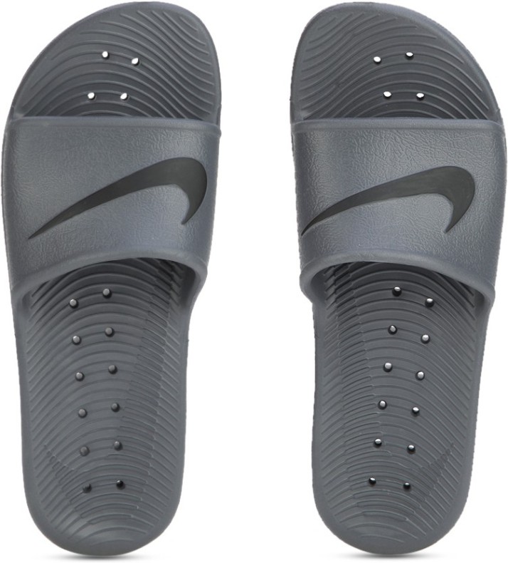 nike slides with holes
