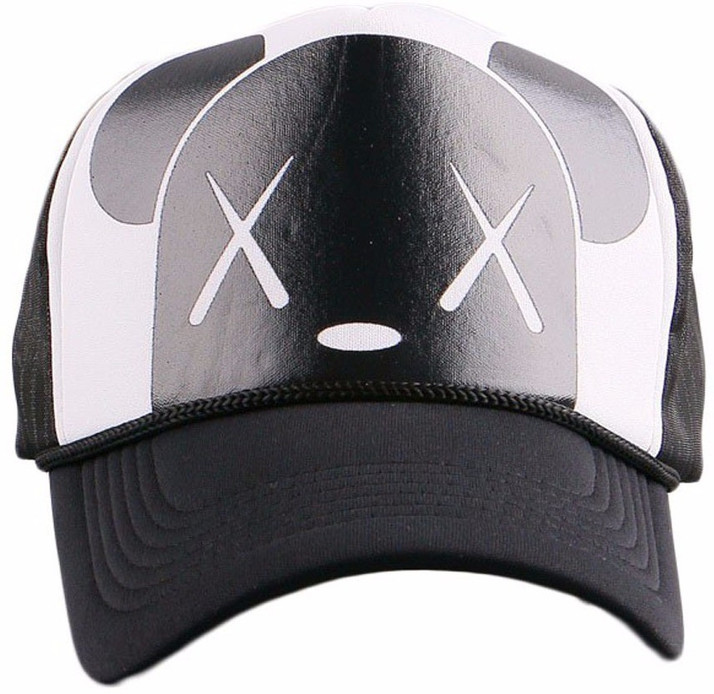 Black Teddy Half Net Cap,Trucker Cap 