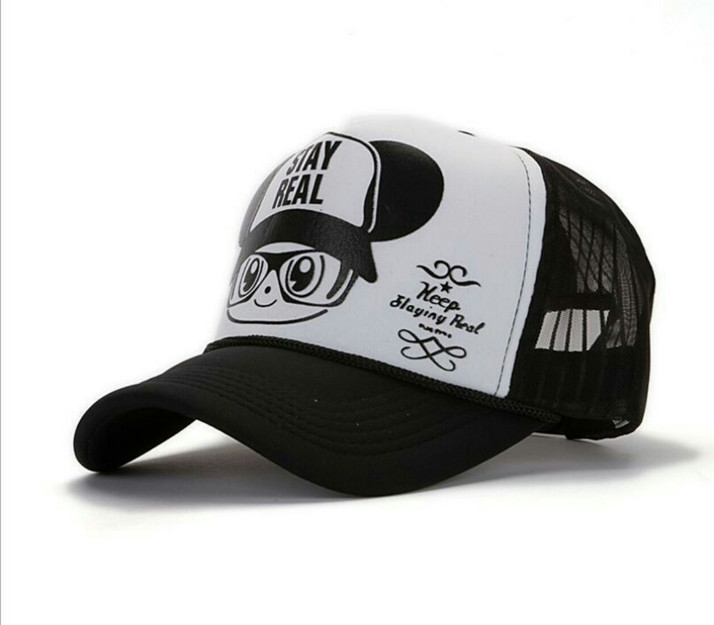 Friendskart Printed Stay Real Black And 