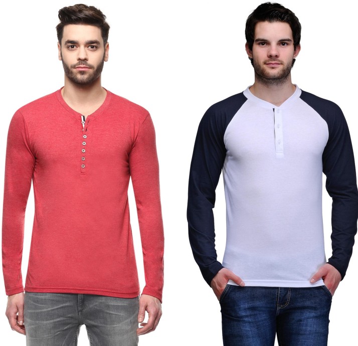 henley t shirts flipkart