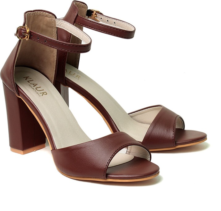 Klaur Melbourne Women Brown Heels - Buy 