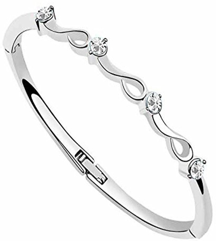 yellow chimes stainless steel rhodium bracelet