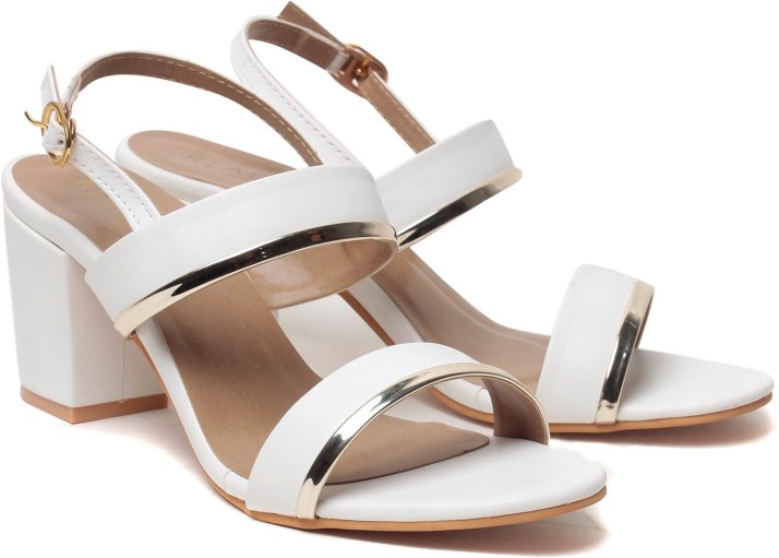Klaur Melbourne Women White Heels - Buy 