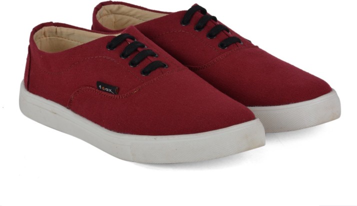 maroon colour shoes