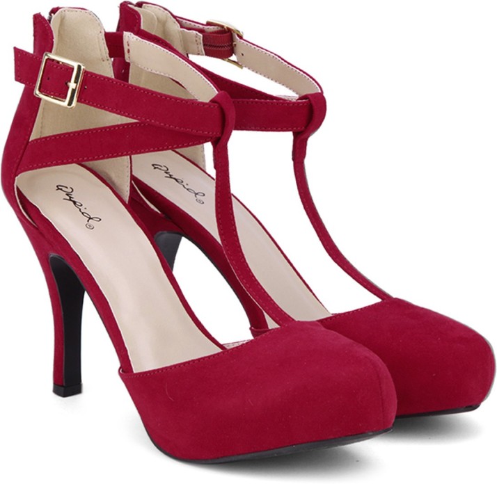 qupid red heels