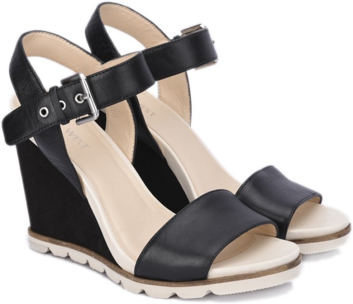 Nine West NWGRONIGEN Women Black Wedges 