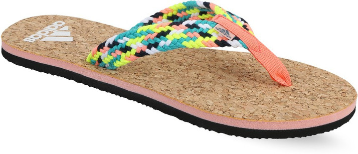 adidas beach cork slippers