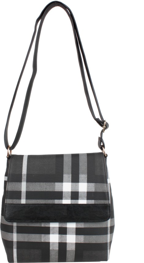 checkered sling bag