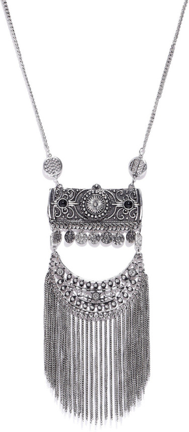 oxidised necklace flipkart
