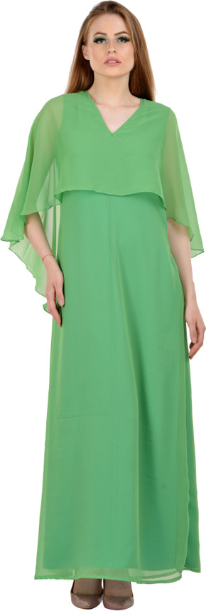 parrot green dress online