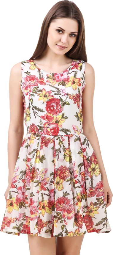 fit and flare dress flipkart