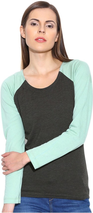 full sleeve t shirts for womens flipkart